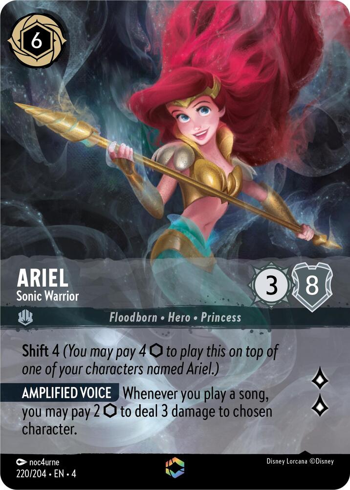 Enchanted Ariel - Sonic Warrior 220/204 Ursula’s Return